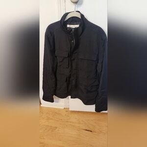 Kenneth Cole New York Black Military Field Jacket